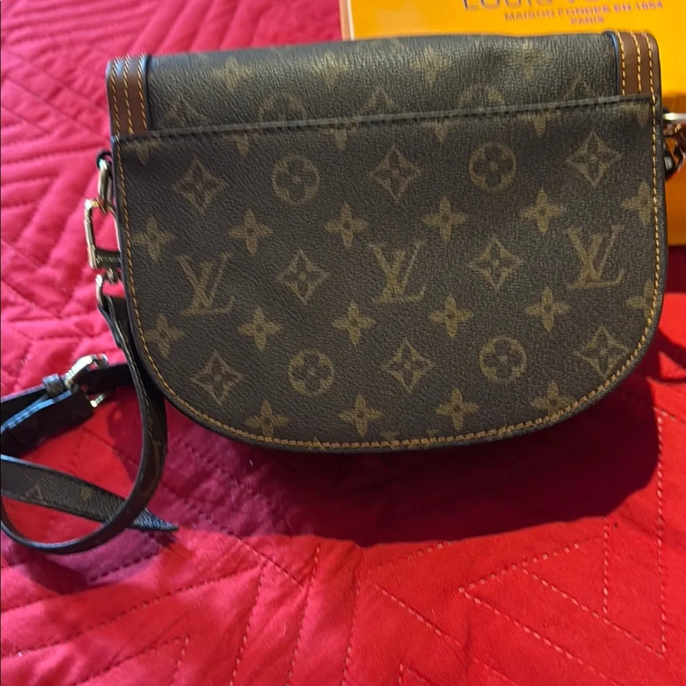 Monogram Brown Crossbody Bag - Picture 2 of 3
